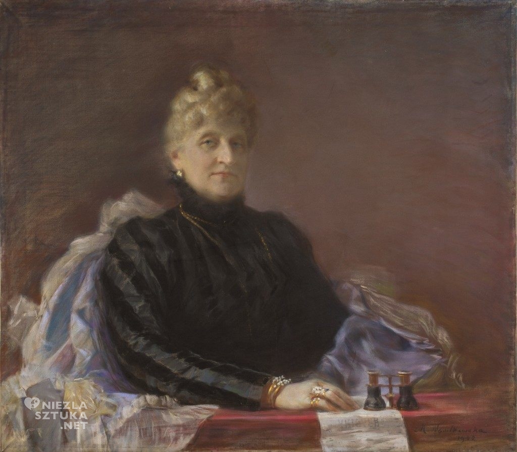 Maria Nostitz-Wasilkowska, Portret Julii Weimanowej, portret kobiety, polska artystka, sztuka polska,Niezła sztuka