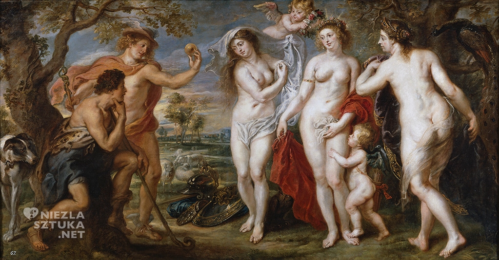 Peter Paul Rubens, Sąd Parysa, mitologia, malarstwo flamandzkie, Niezła Sztuka