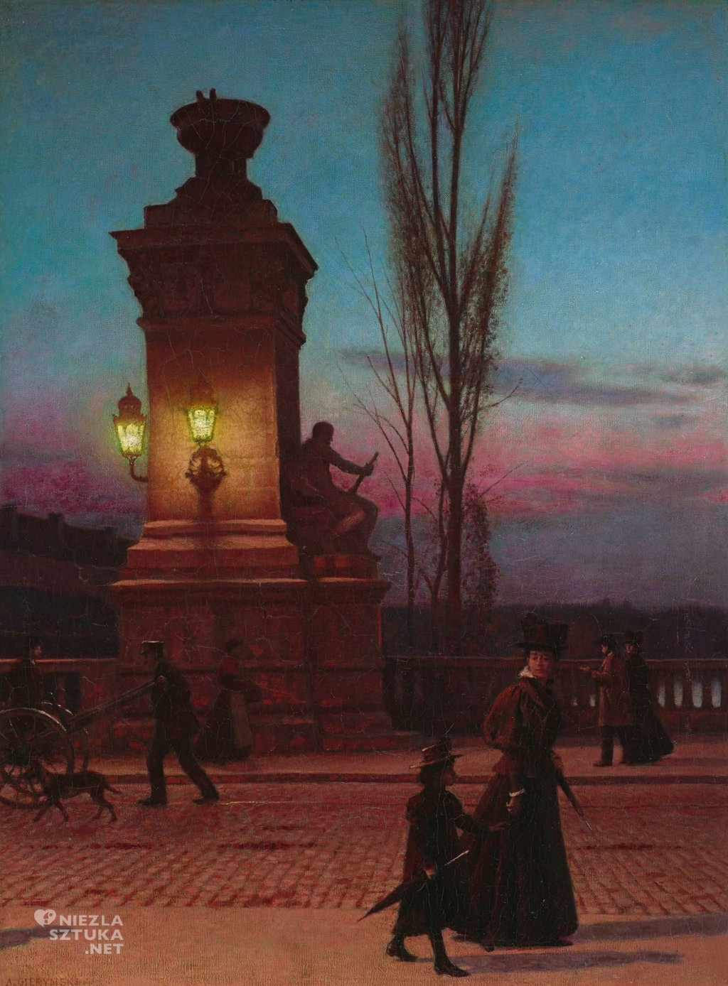 Aleksander Gierymski Most Ludwika w Monachium | 1896-1897, Muzeum Narodowe w Warszawie