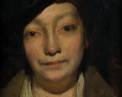 Konrad Krzyżanowski, Michalina Krzyżanowska, Portret żony, Muzeum Górnośląskie w Bytomiu, Niezła sztuka