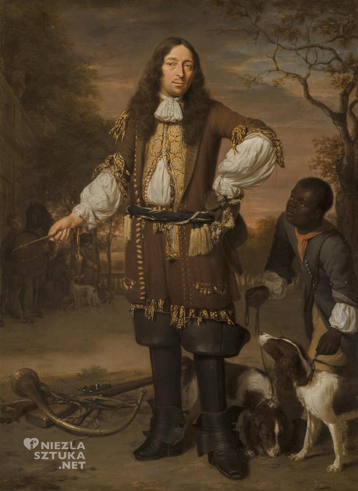 Jan Verkolje, Portret Johana de la Faille, malarstwo holenderskie, sztuka holenderska, Niezła sztuka