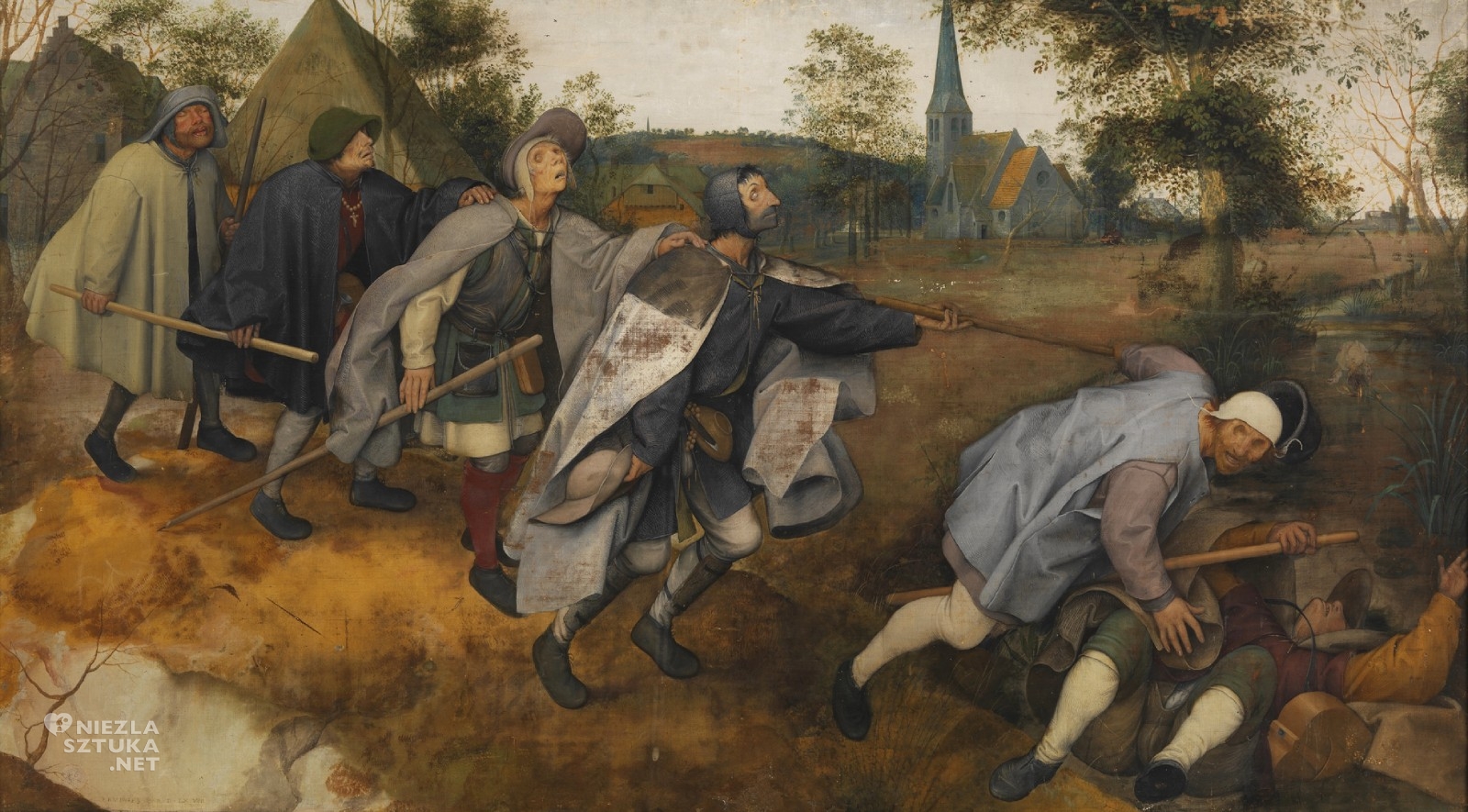Pieter Bruegel starszy, Ślepcy, malarstwo niderlandzkie, Niezła Sztuka