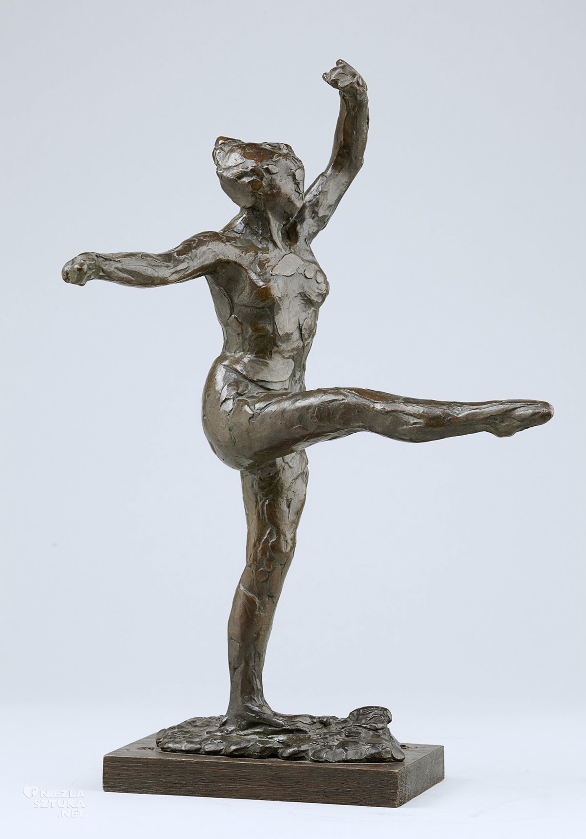 Edgar Degas, tancerka, rzeźba, sztuka francuska, Niezła sztuka