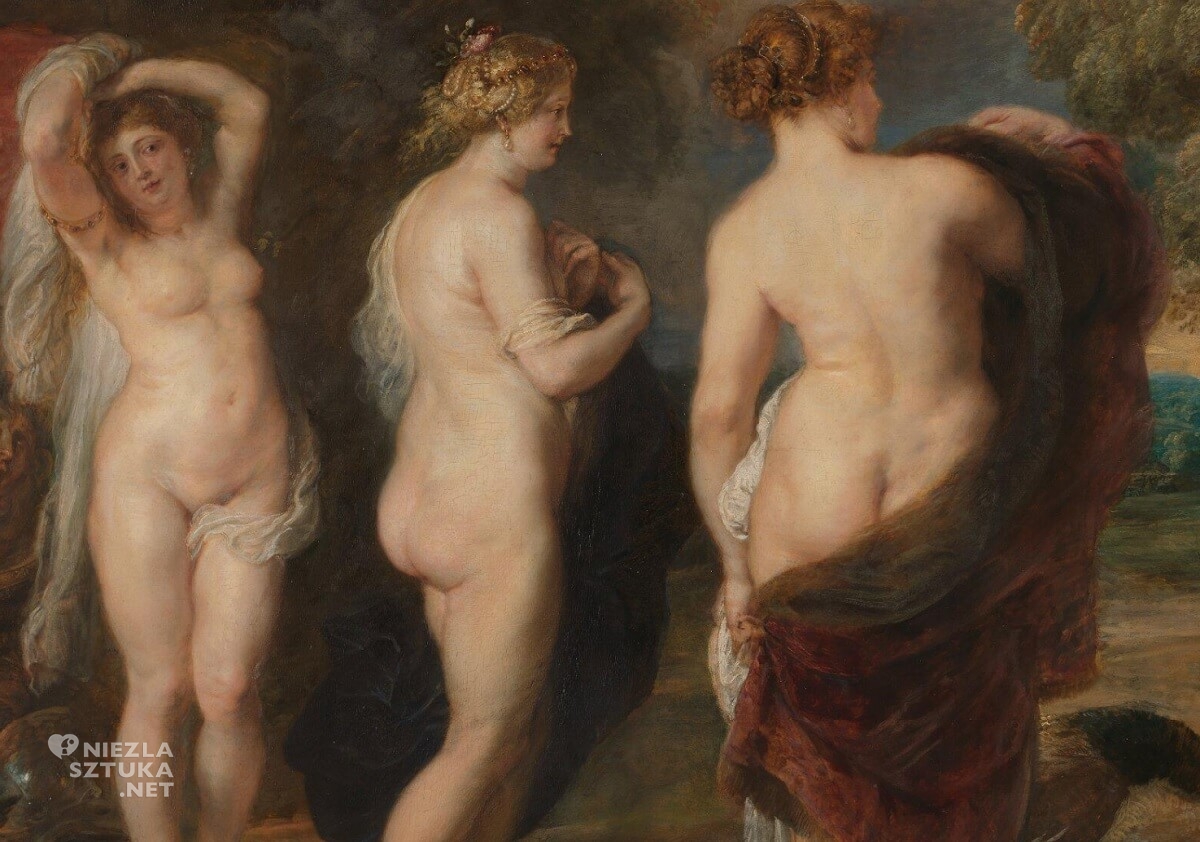 Peter Paul Rubens, Sąd Parysa, malarstwo flamandzkie, mitologia, Niezła Sztuka
