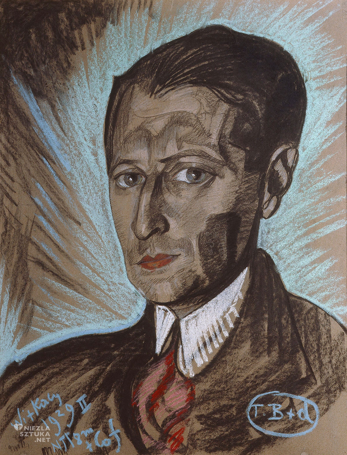 Stanisław Ignacy Witkiewicz, Witkacy, Portret Juliana Tuwima, poeta, sztuka polska, Niezła Sztuka