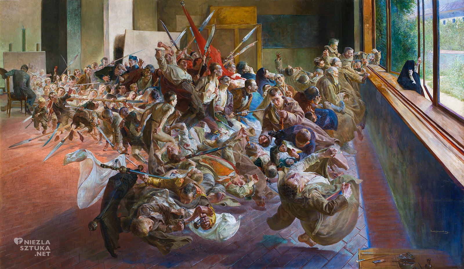Jacek Malczewski, Melancholia, malarstwo polskie, sztuka polska, symbolizm, patriotyzm, Niezła Sztuka