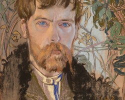 Stanisław Wyspiański, Autoportret, pastel, Młoda Polska, Niezła sztuka