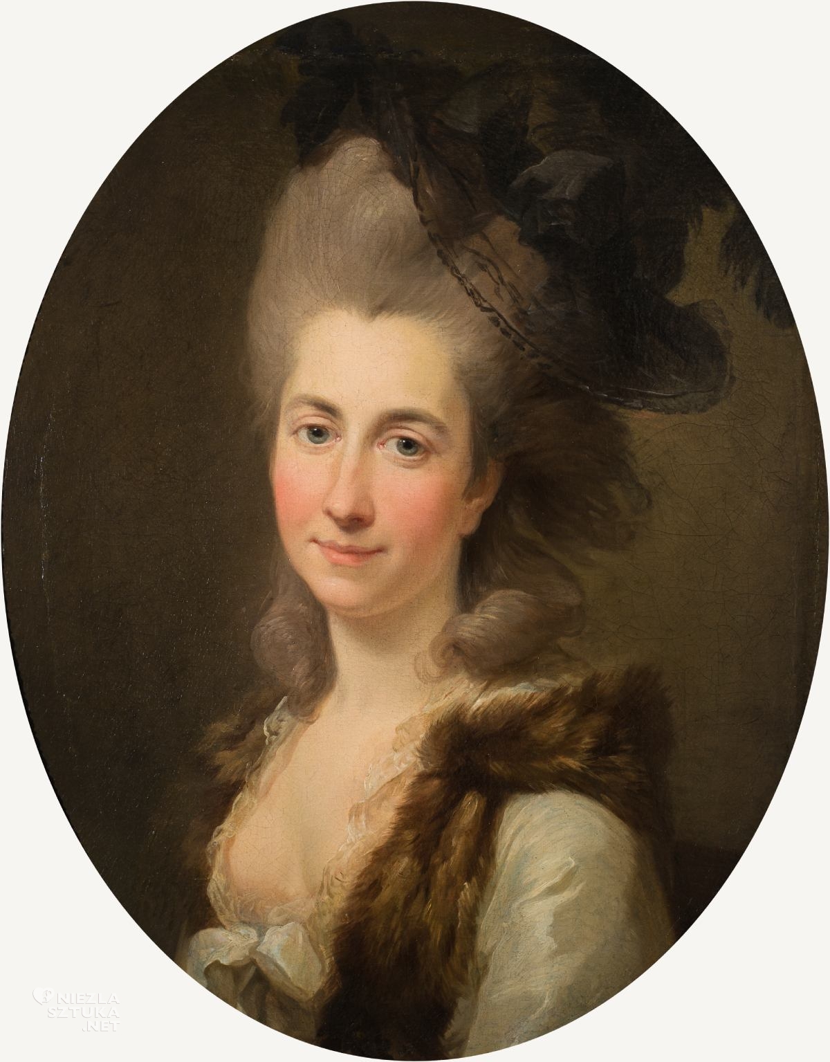 Marcello Bacciarelli, Portret Marianny z Miklaszewiczów Duhamel, Niezła Sztuka