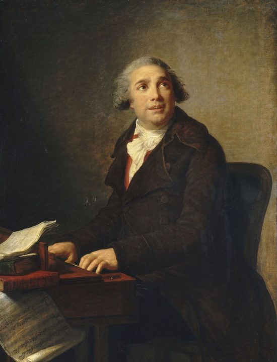 Elisabeth Vigee-Lebrun, Portret Giovanniego Paisiello, portret, olej, płótno, Paryż, Luwr, niezła sztuka